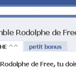 Page facebook : devenir fan pour voir une image