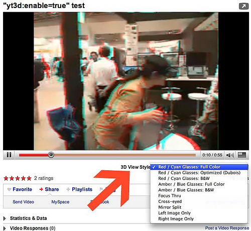 youtube vidéo 3d