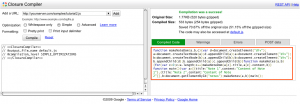 javascript google