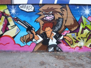 chewbaka graffiti