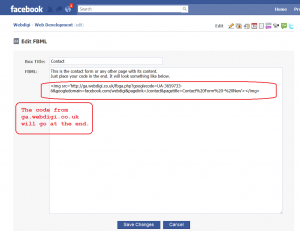 ga fbml facebook