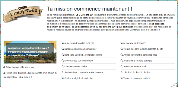 Odyssee.io, un jeu pour les experts du web !
